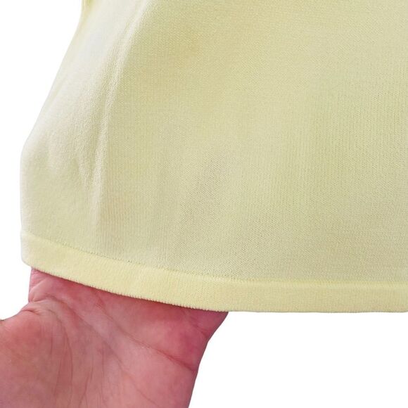 PINK POODLE Yellow Top with Flower Decals - Picture 6 of 7